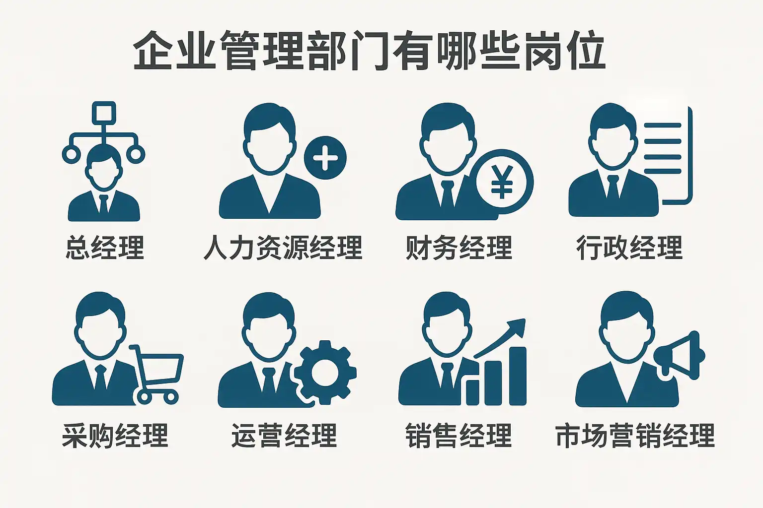 企业管理部门有哪些岗位?全面解析企业管理岗位职责与发展方向 • 简道云
