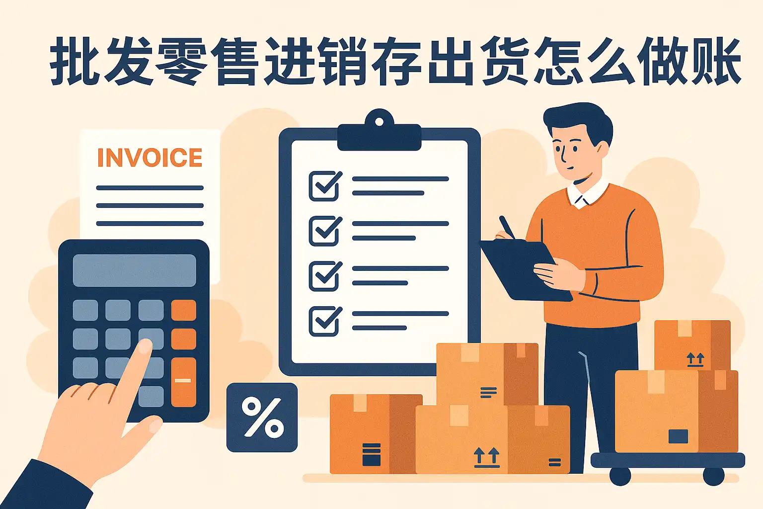 进销存出货做账方法详解，批发零售如何规范操作？ • 简道云