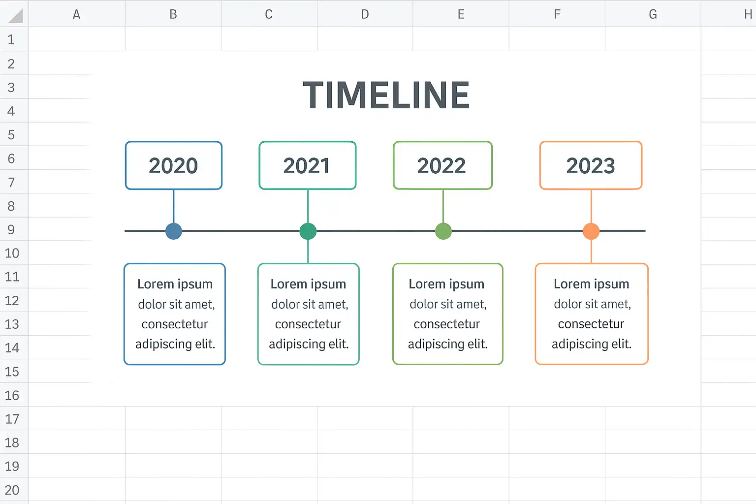 excel时间轴模板免费下载，如何快速制作高效时间轴？ • 简道云