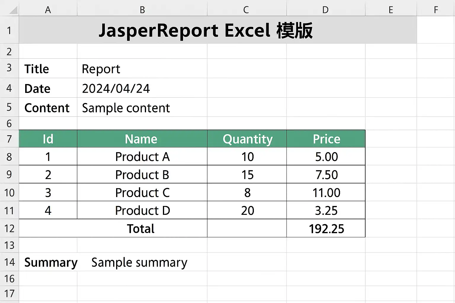JasperReport Excel模板制作教程，如何快速创建高效报表？ • 简道云