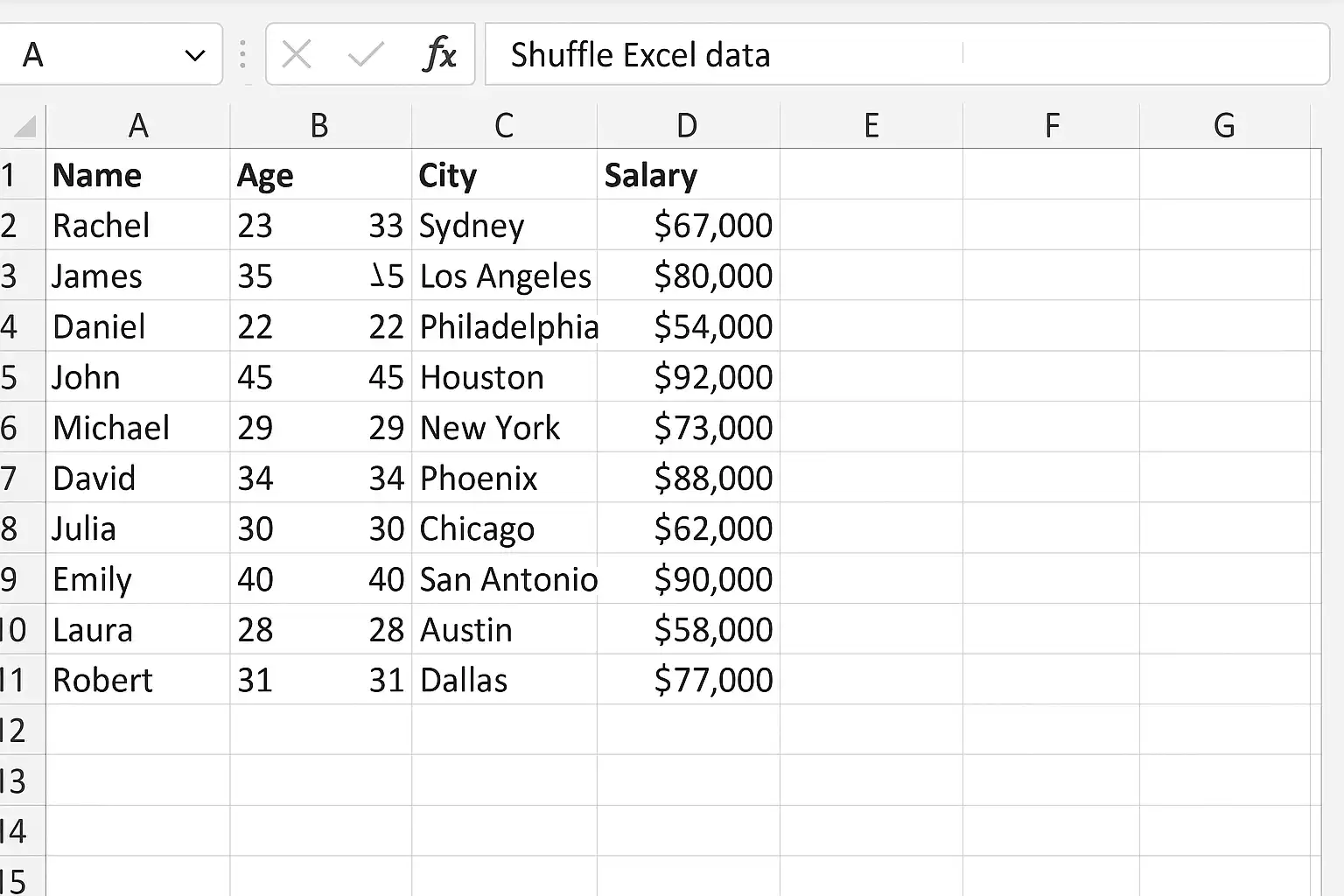 随机Excel表格中的数据库技巧，怎么快速实现随机抽取？ • 简道云