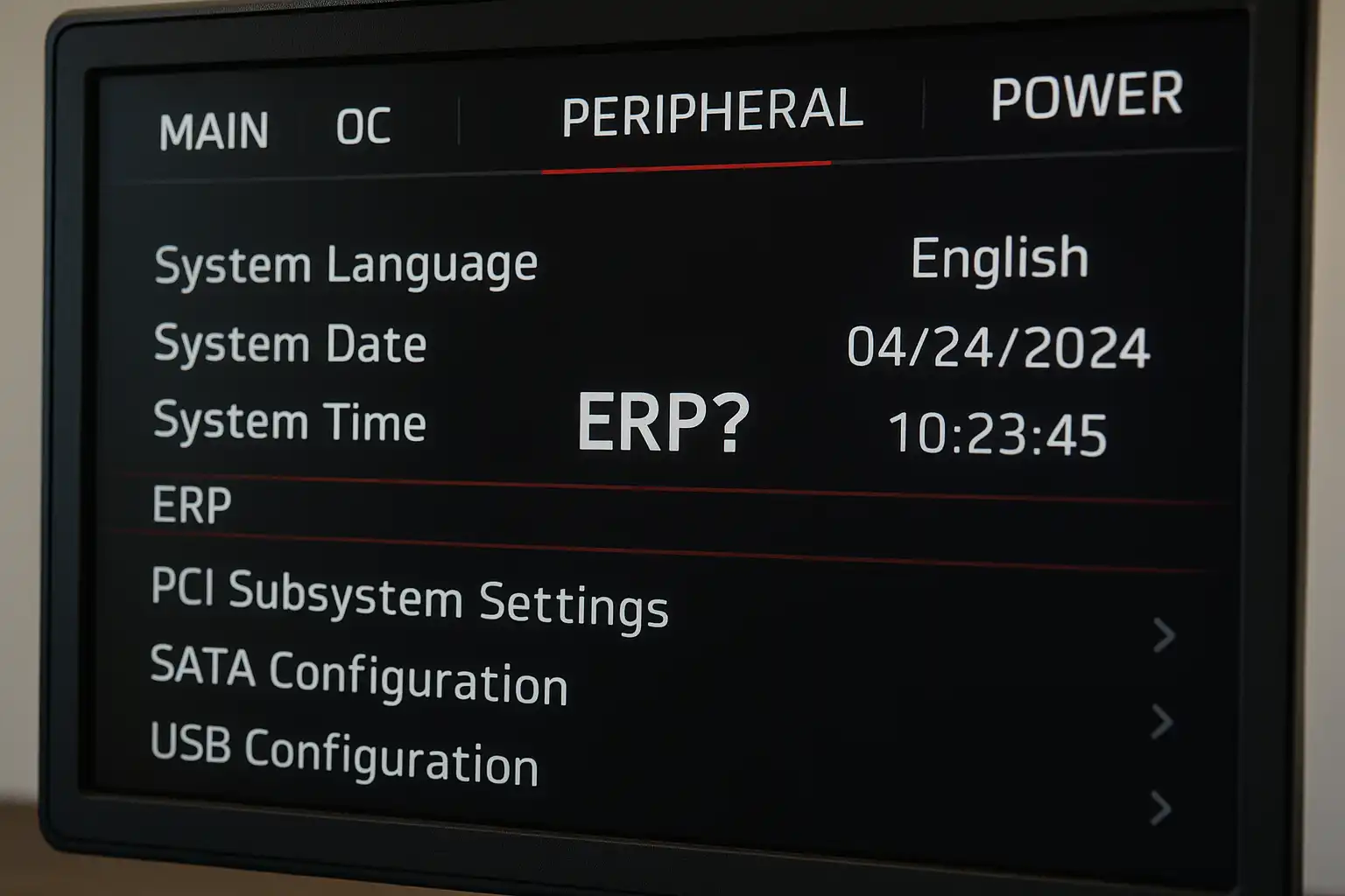 BIOS里的ERP设置在哪里？教你快速找到ERP选项• 简道云