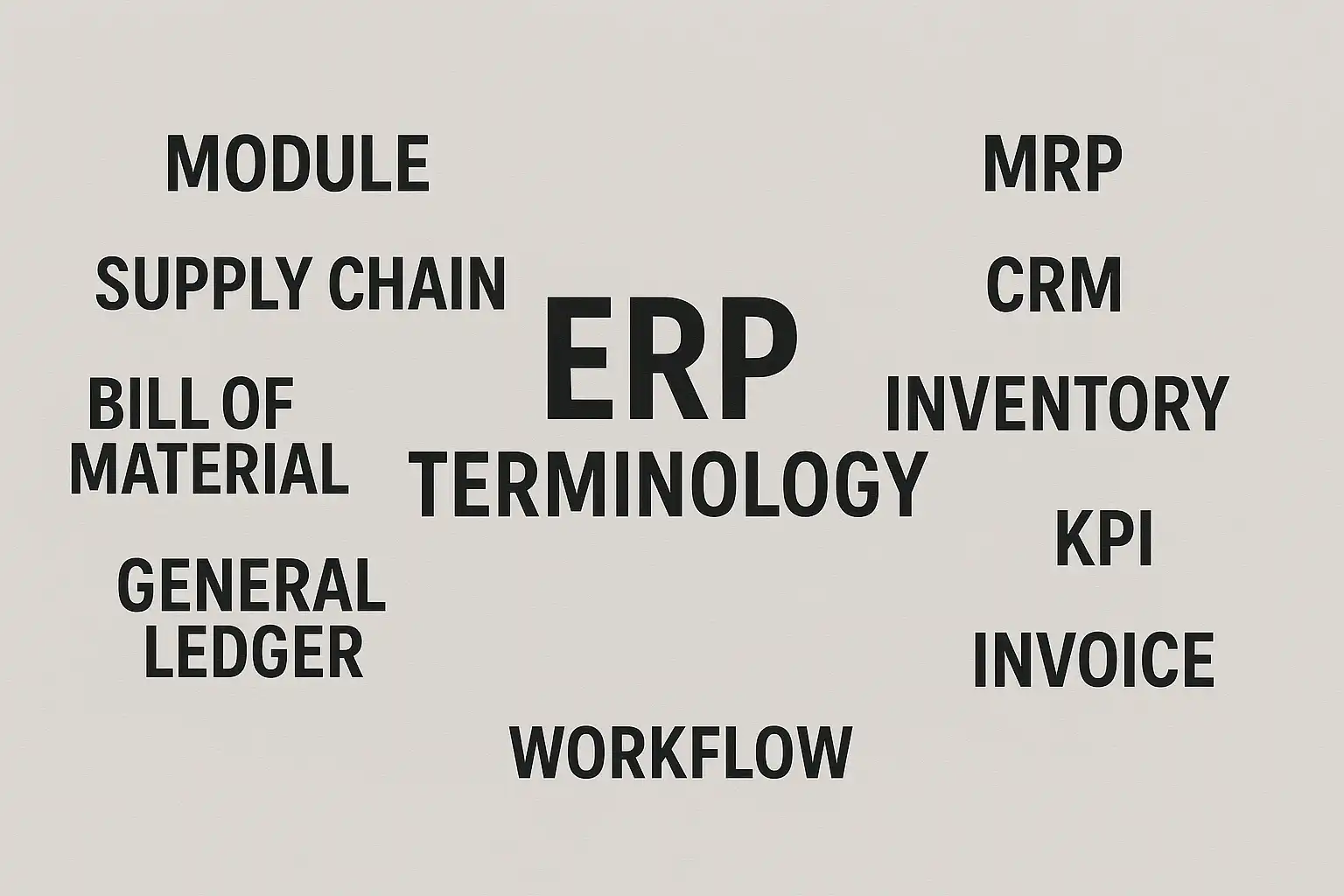 ERP系统术语大全，常见概念解析你知道吗？ • 简道云