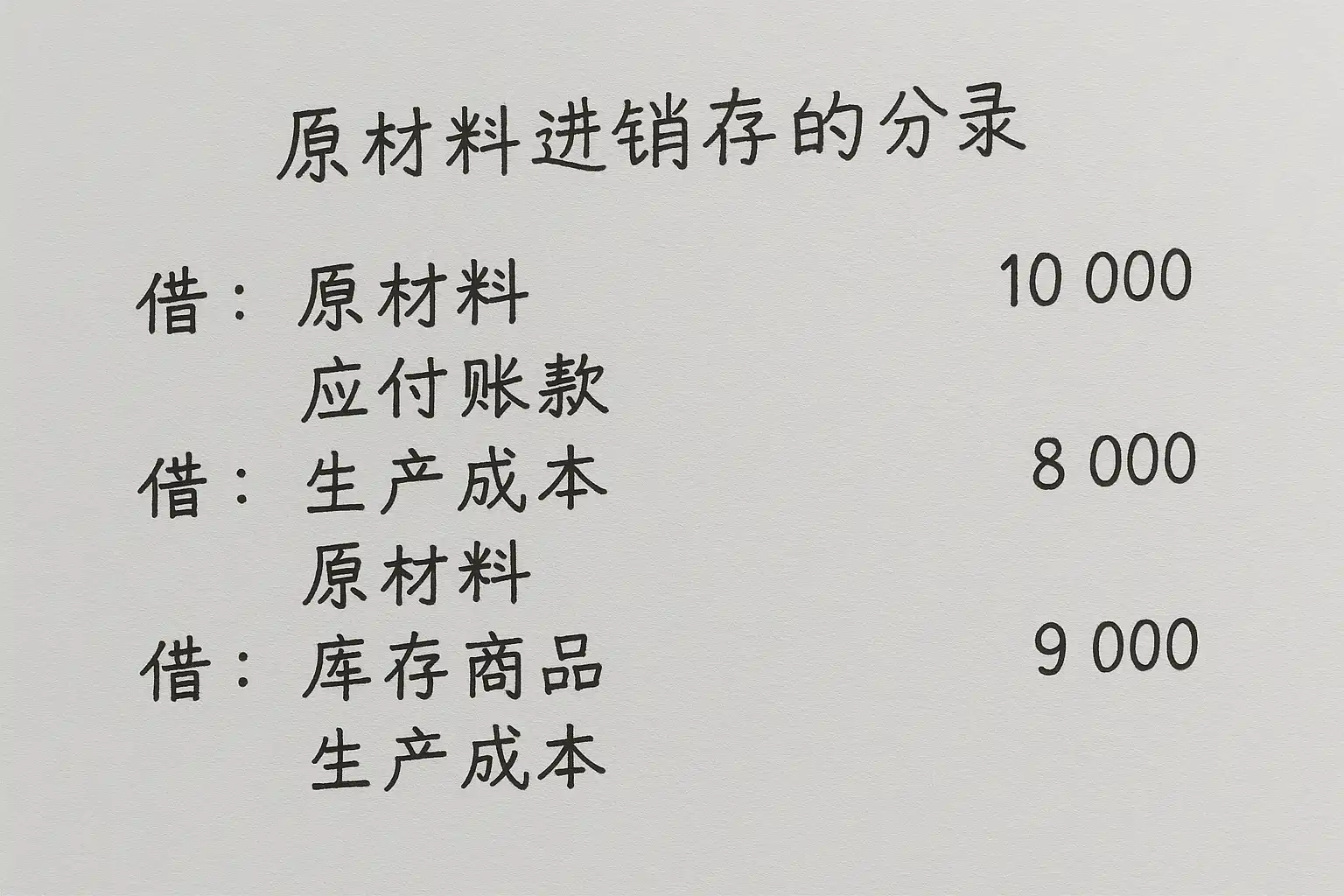 原材料进销存分录怎么写?详细步骤与注意事项解析 • 简道云