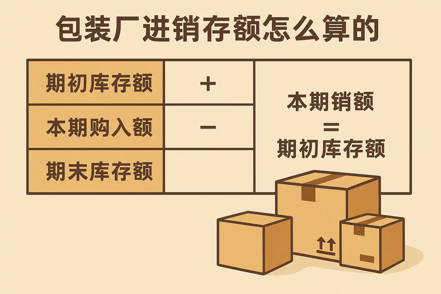 包装厂进销存额怎么算的?如何快速准确计算进销存额? • 简道云