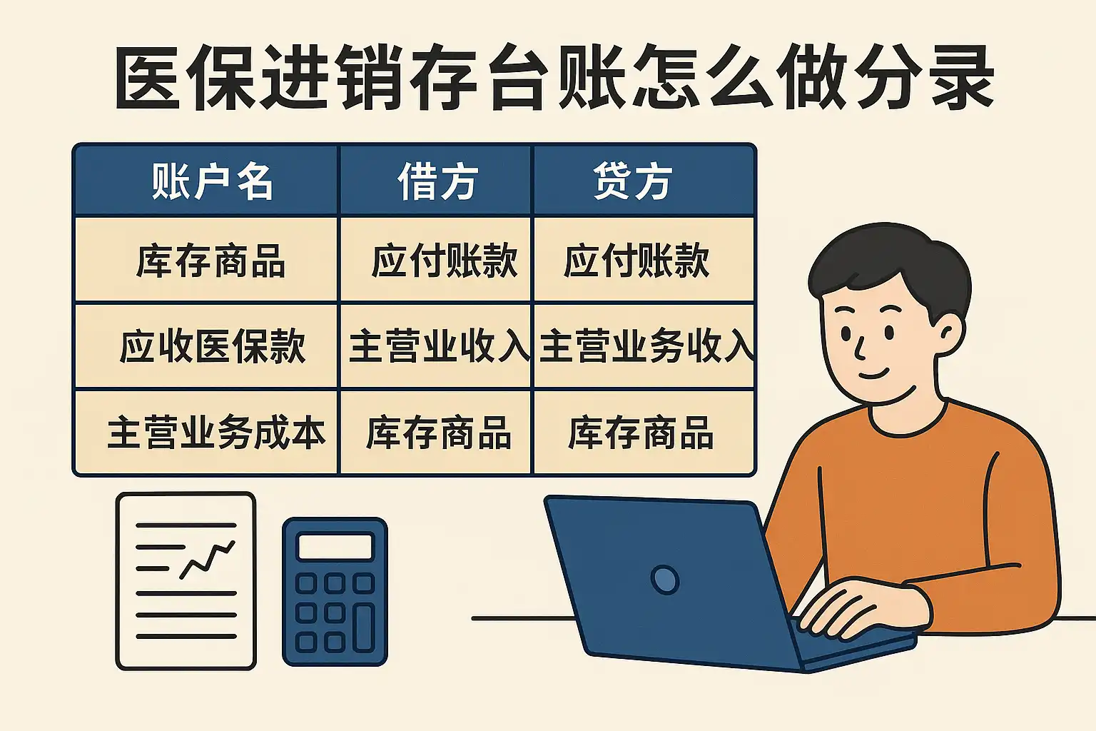 医保进销存台账做分录方法详解,医保进销存台账怎么做分录? • 简道云