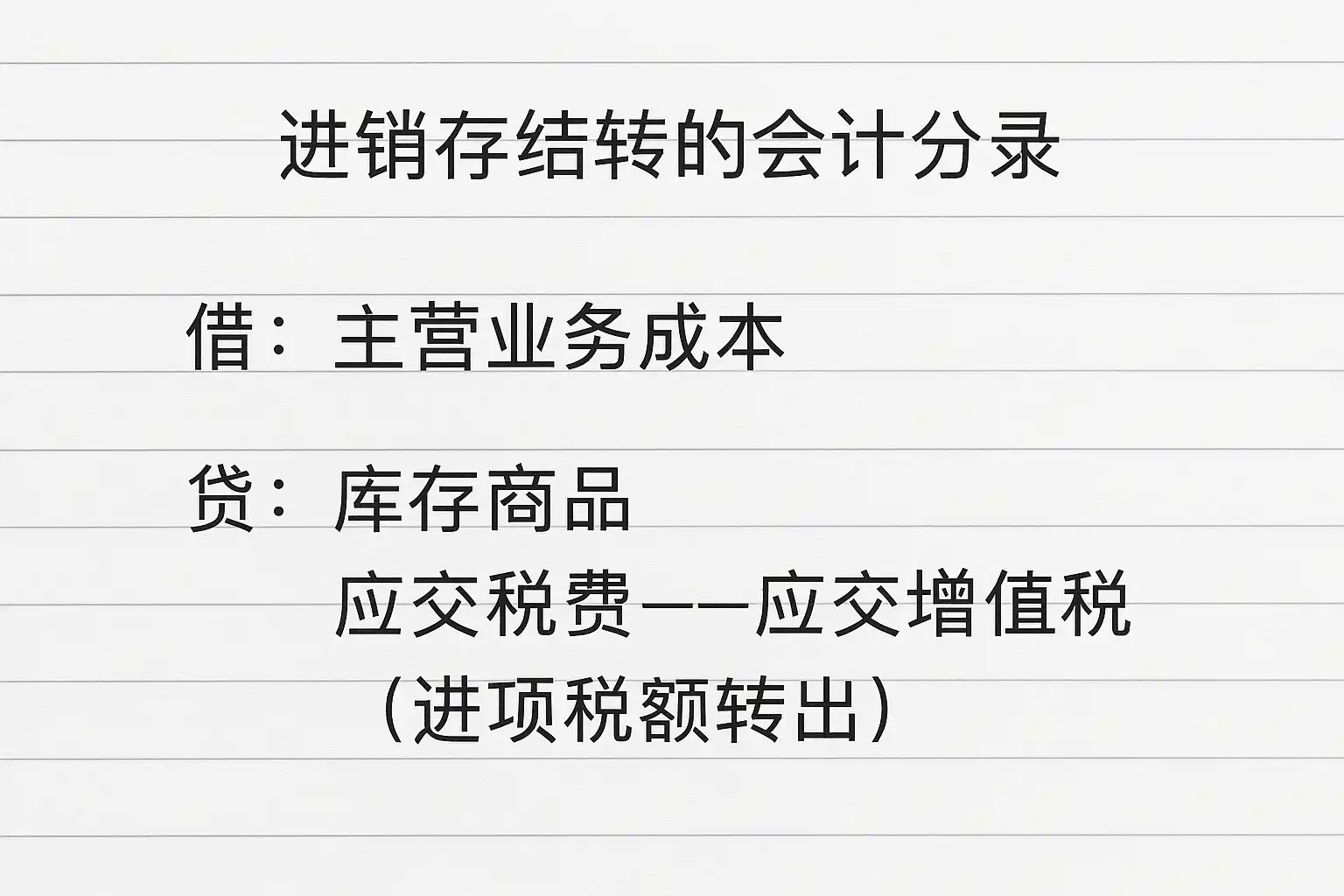 进销存结转会计分录详解,如何正确做账? • 简道云