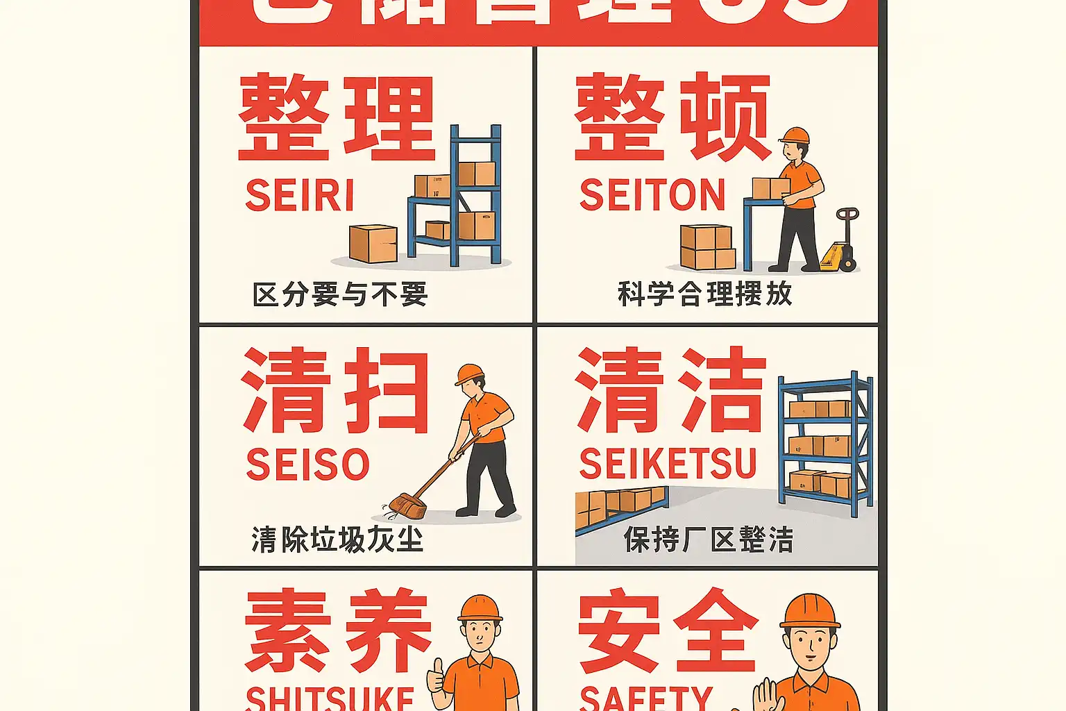 仓储管理6S优化方法揭秘，如何提升效率与安全？ • 简道云