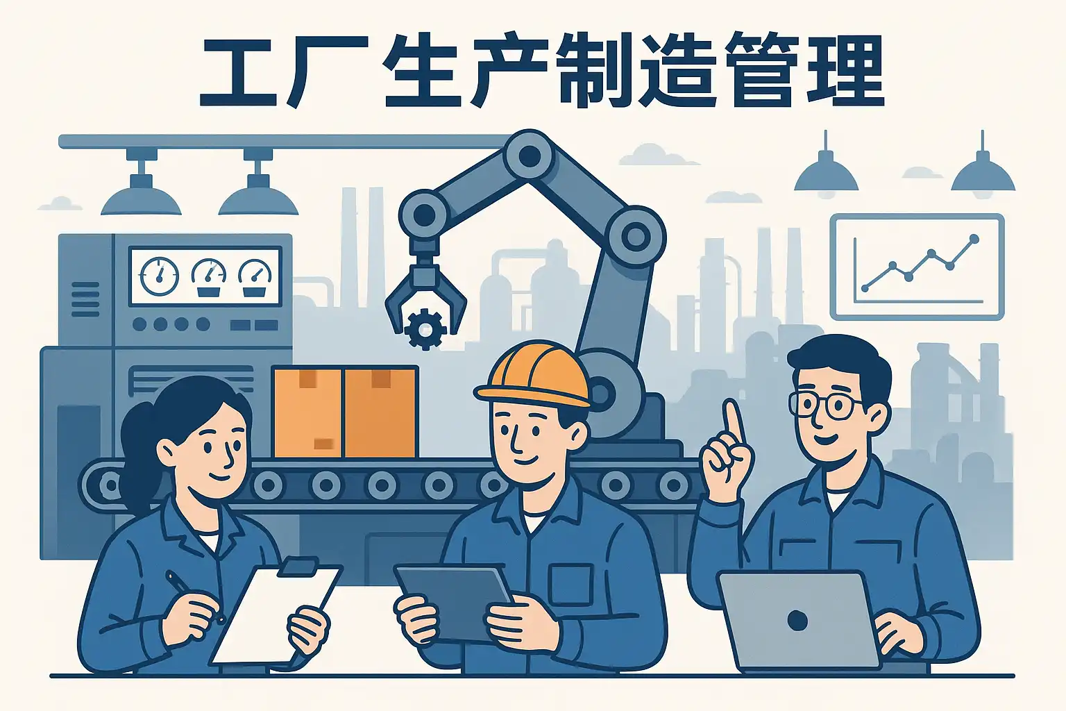 工厂生产制造管理提升效率秘诀，如何优化流程实现降本增效？ • 简道云