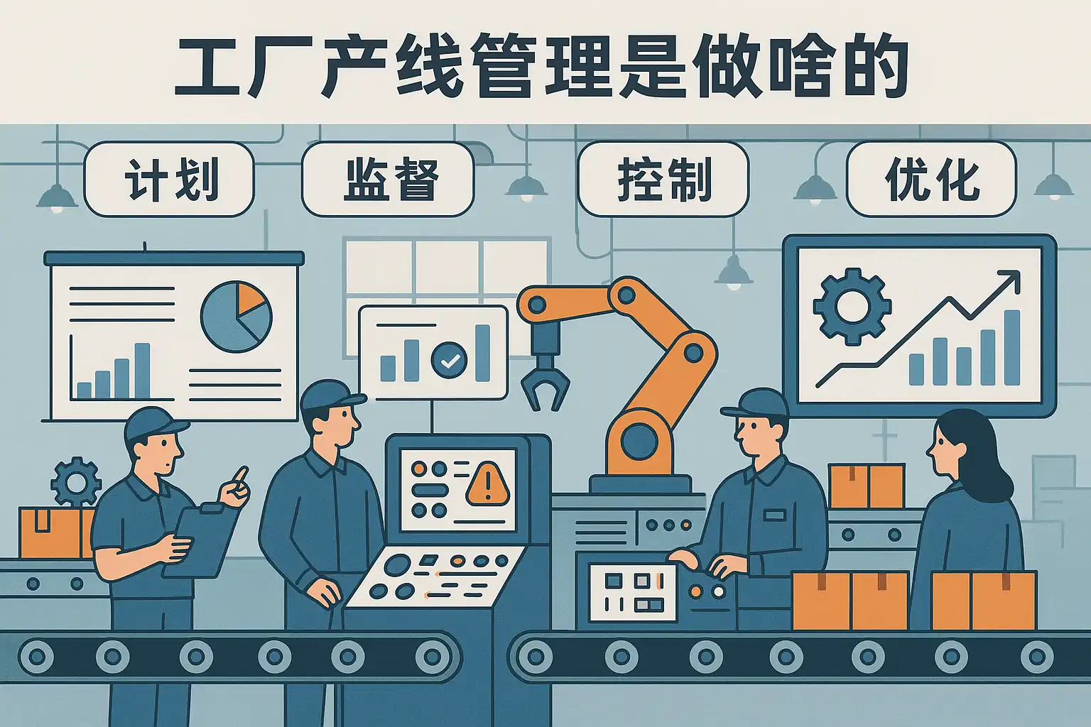 工厂产线管理是什么?如何提升生产效率与质量? • 简道云