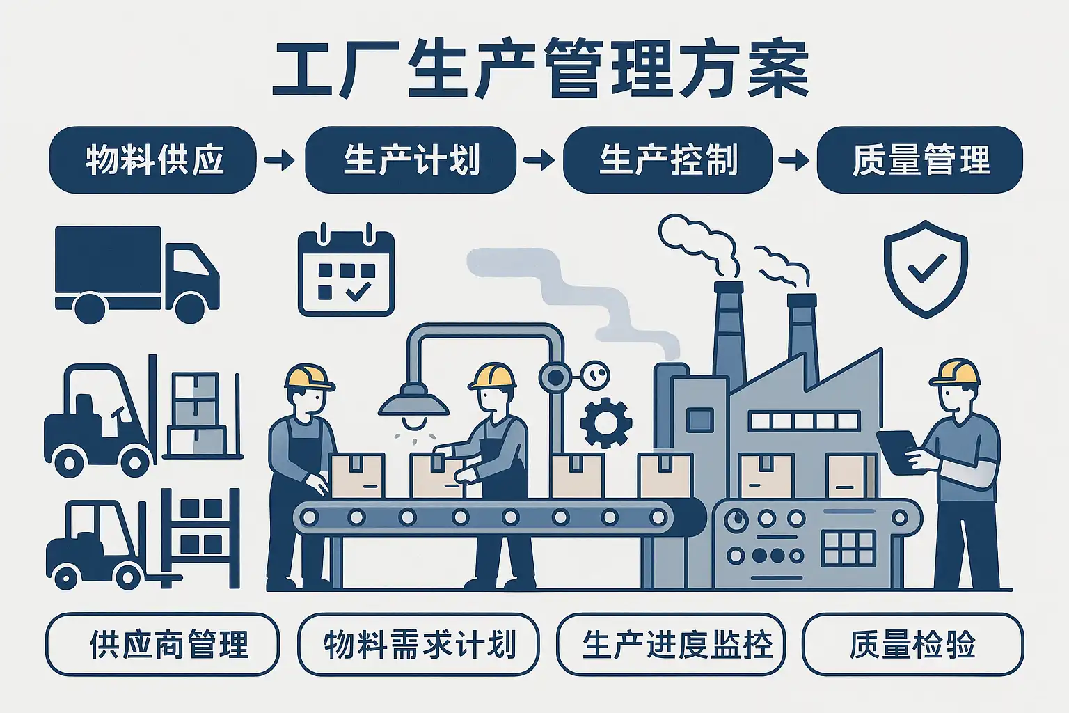工厂生产管理方案优化技巧,如何提升效率? • 简道云
