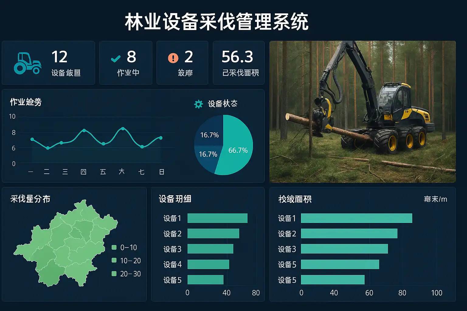林业设备采伐管理系统优化方案,如何提升作业效率? • 简道云