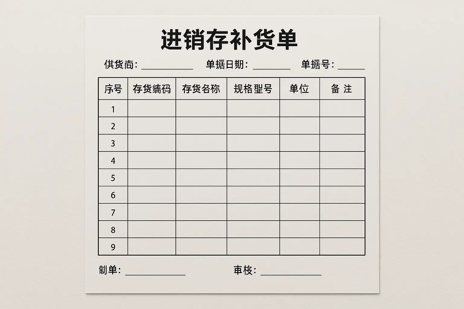 进销存补货单管理技巧，如何提高库存补货效率？ • 简道云