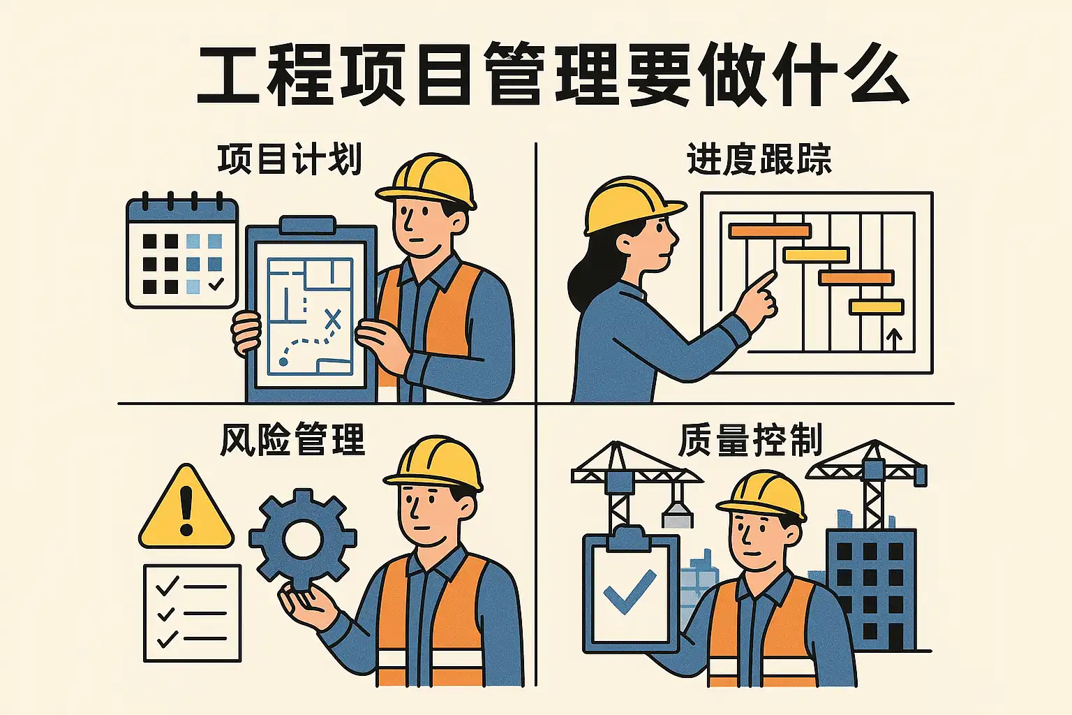 工程项目管理要做什么?核心职责与关键步骤解析 • 简道云