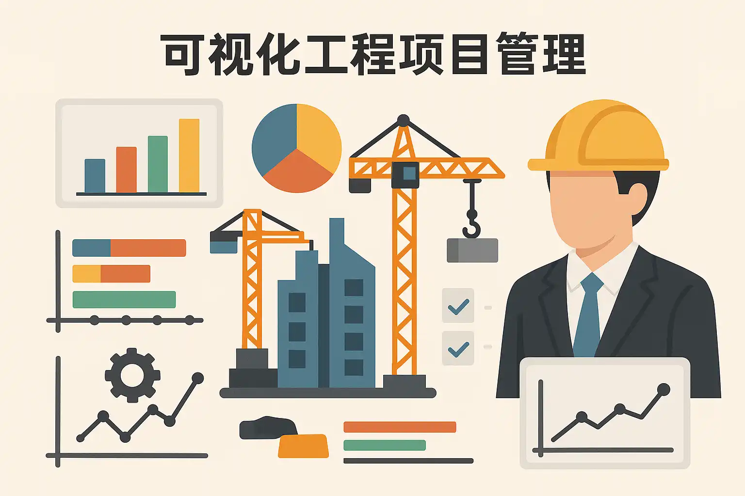 可视化工程项目管理详解，如何提升项目效率？ • 简道云
