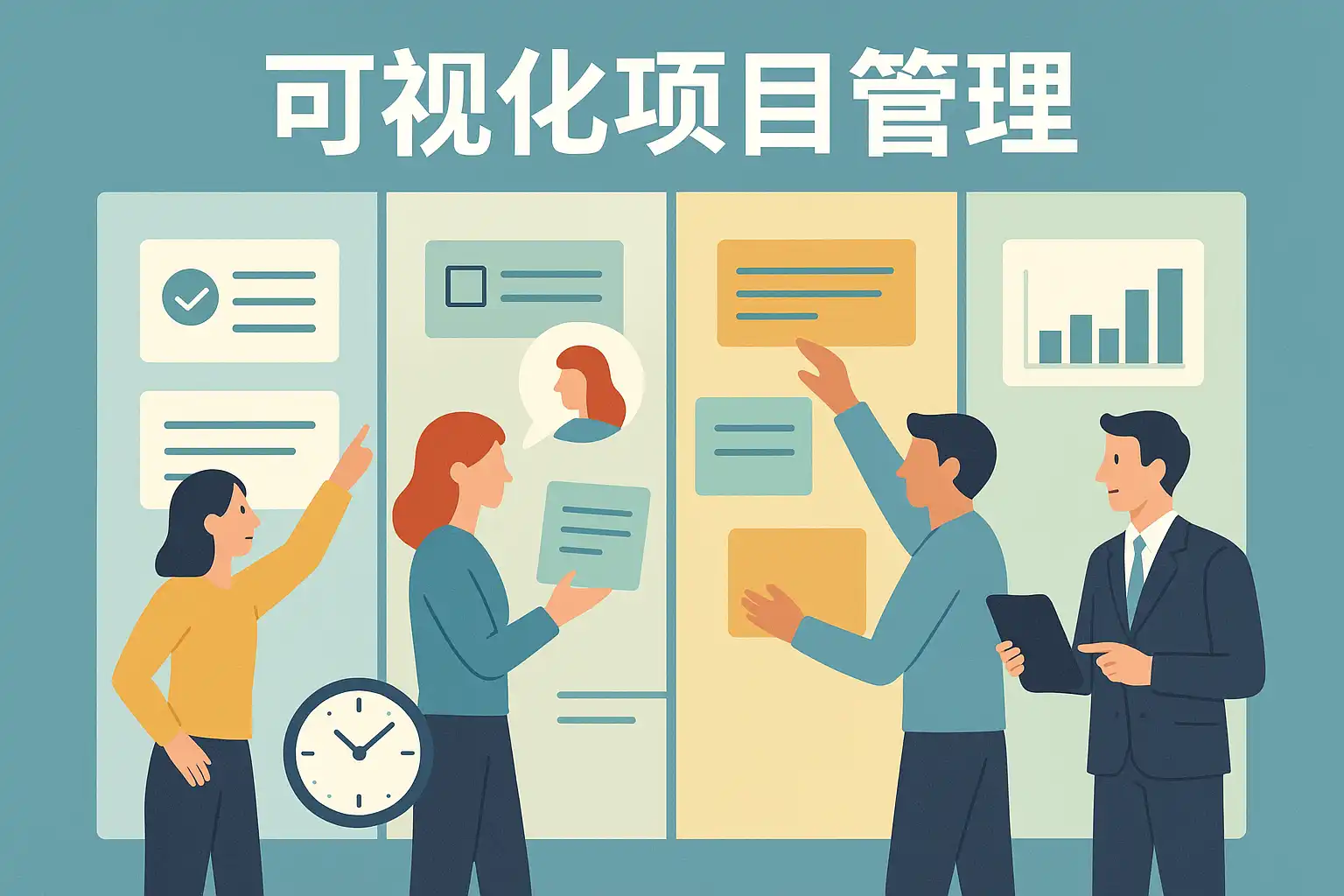 可视化项目管理详解,如何提升团队效率? • 简道云