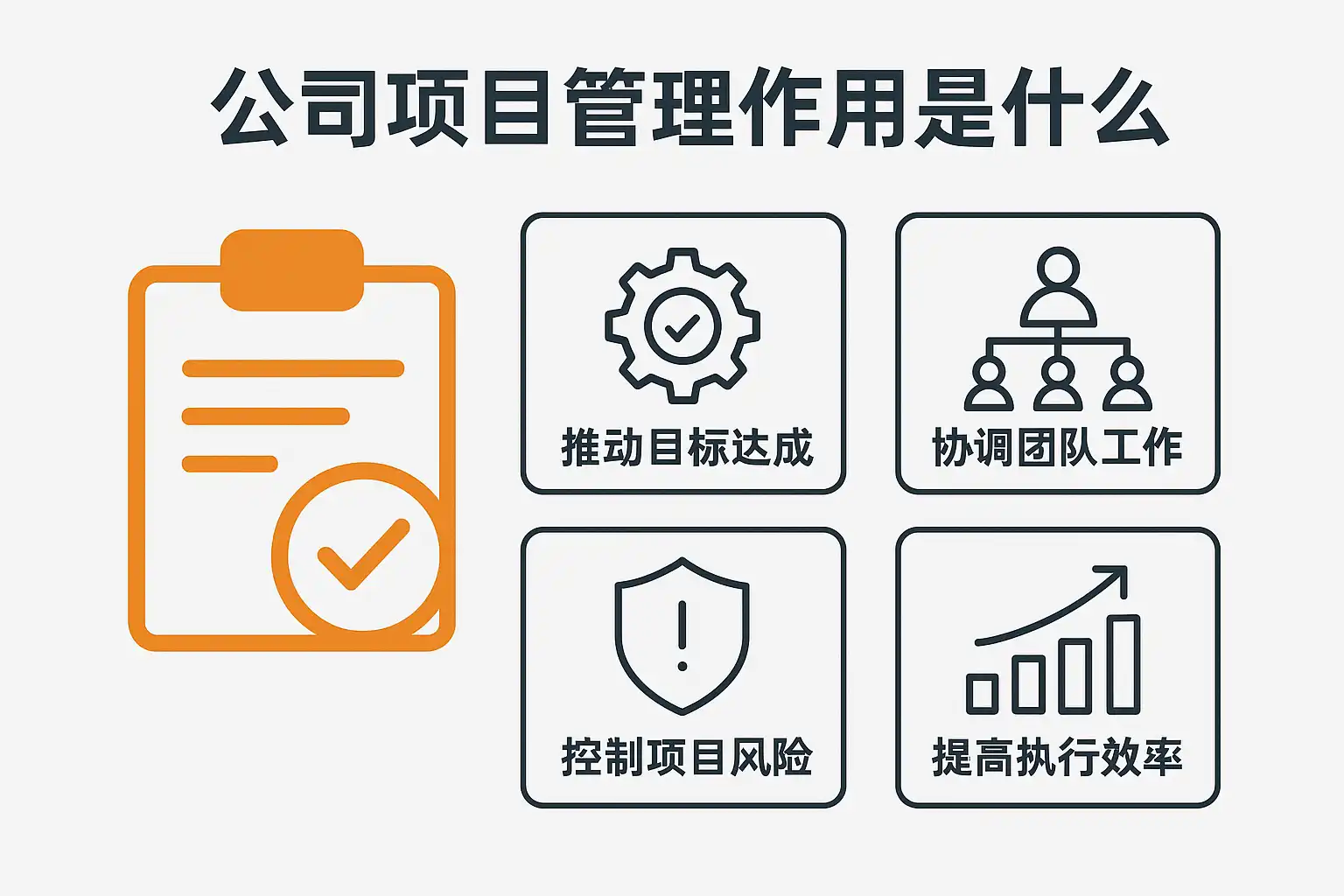 公司项目管理作用解析,如何提升团队效率? • 简道云