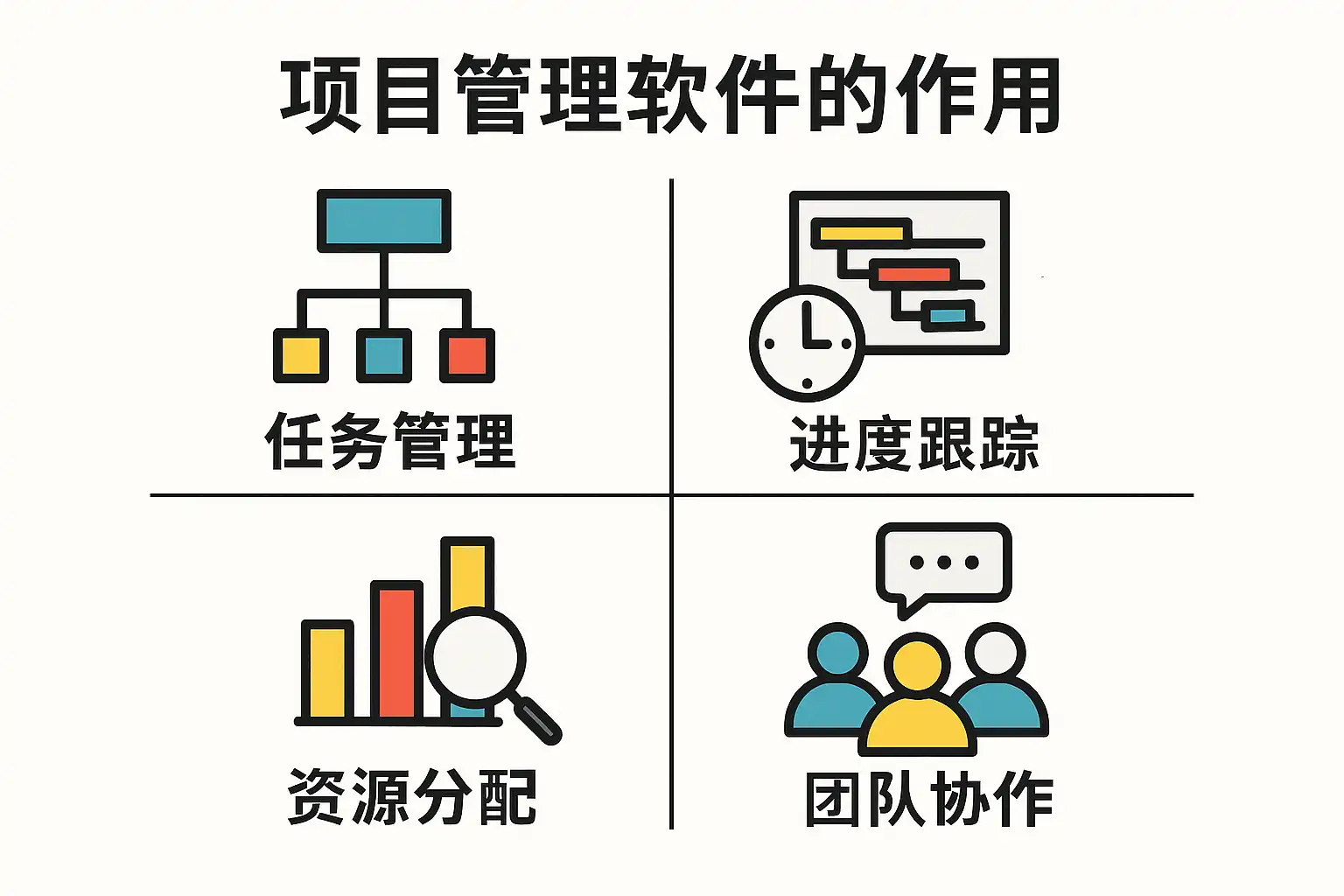 项目管理软件作用详解:提升效率的关键工具是什么? • 简道云
