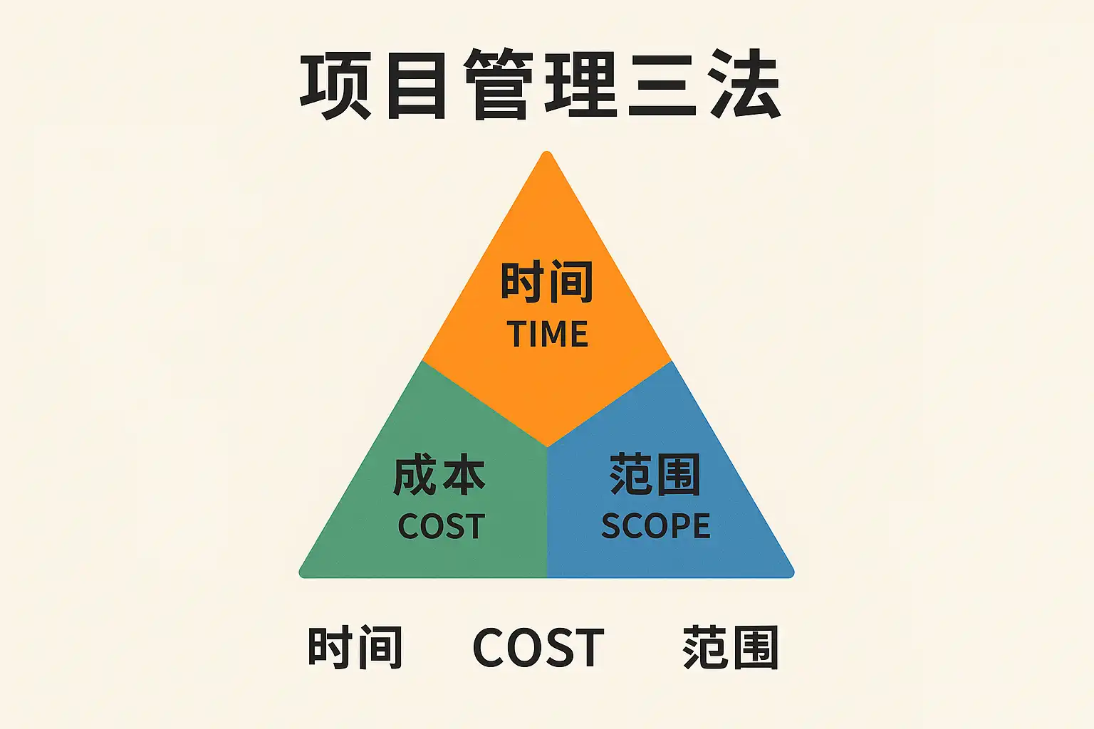 项目管理三法详解,核心内容有哪些?项目管理三法如何提升效率? • 简道云