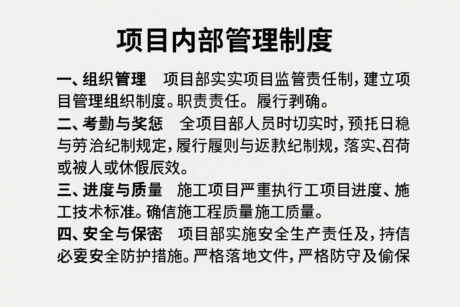项目内部管理制度详解,如何有效提升团队效率? • 简道云