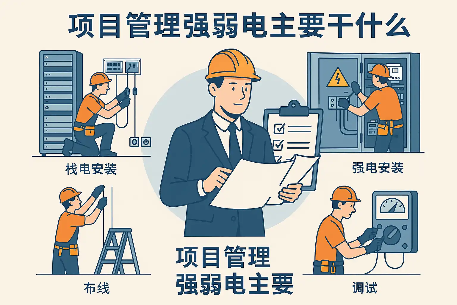 项目管理强弱电工作内容详解,项目管理强弱电主要干什么? • 简道云