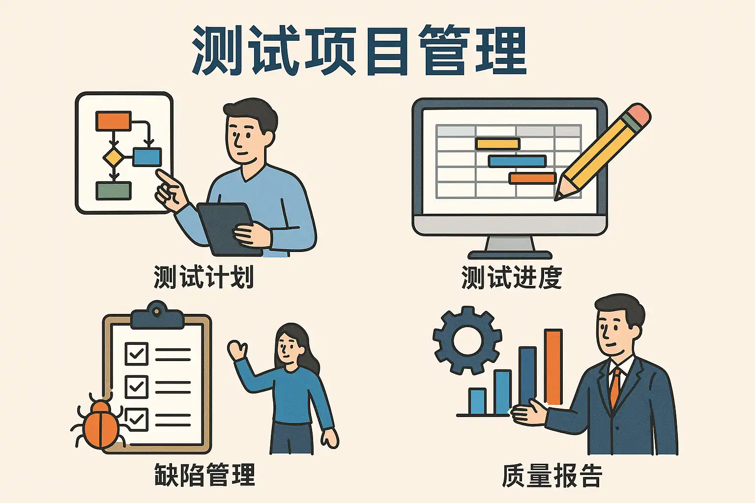 测试项目管理作用解析,如何提升团队效率? • 简道云