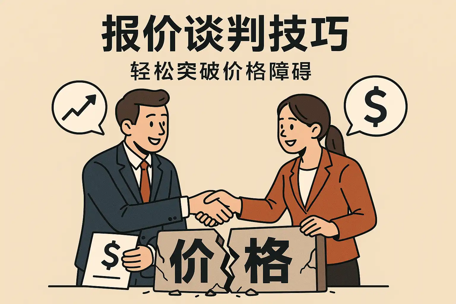 报价谈判技巧提升成交率，如何轻松突破价格障碍？ • 简道云
