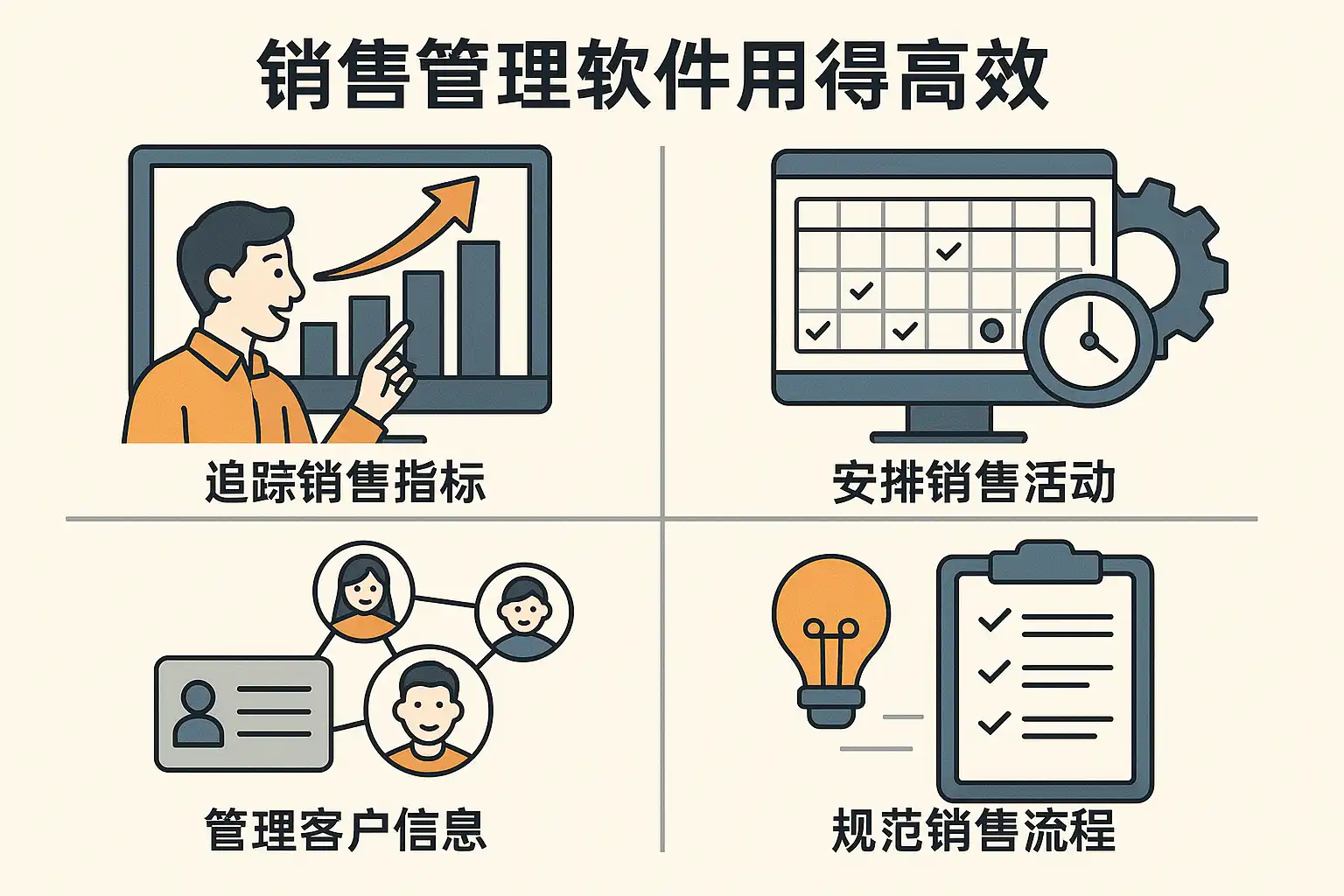销售管理软件高效使用技巧,如何提升团队业绩? • 简道云